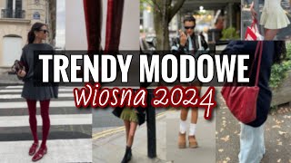 NAJGORĘTSZE🔥 trendy modowe na WIOSNĘ 2024 [upl. by Frankel]