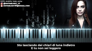 Annalisa  Sinceramente karaoke piano [upl. by Eiram972]