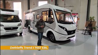 2021 Dethleffs Trend I 7057 EBL ANÁLISIS Impresionante integral para 4 personas  CARAVANAS SANGAR [upl. by Naujak312]