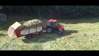 Case IHC 844XL mit Ladewagen Krone HSD5003 Heuernte 3 [upl. by Yeblehs]