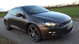 2013 VW Scirocco 20 TDi 140 hp  Walkaround Revs Speed test amp Drone shot  Wanna See Autos [upl. by Clementi]