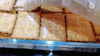 ULKER BISCUITS CARMELLE HALA RECIPE ARABIC SWEET DESSERT [upl. by Mayes]