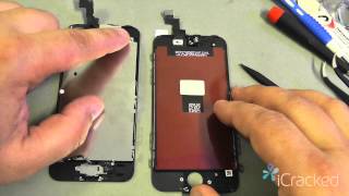 Offical iPhone 5s Screen  LCD Replacement Video amp Instructions  iCrackedcom [upl. by Stoddard671]