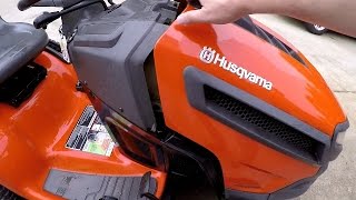 How to change oil in your Husqvarna lawnmower [upl. by Vasti]