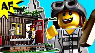 Lego City ROBBERS HIDEOUT 4438 Stop Motion Build Review [upl. by Nenad]