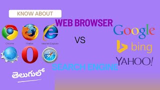 Web Browser vs Search Engine  How to Set Google in Edge  in Telugu [upl. by Norvun622]