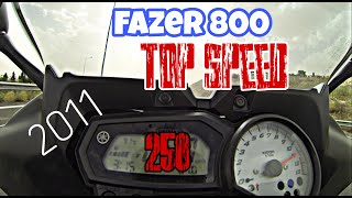 Fazer 800 Top Speedfz8 top speed [upl. by Erdna570]