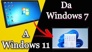 Come Passare Da windows 7 a Windows 11 ll come Installare Windows 11 Su Pc NON Supportato [upl. by Erdnuaed]