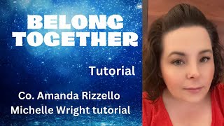 Belong together line dance tutorial Improver choreography by Amanda Rizzello [upl. by Marigolda]