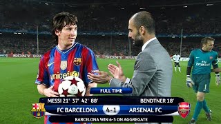 Pep Guardiola will never forget Lionel Messis performance in this match [upl. by Nomannic996]