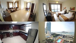 Roda Amwaj Suites Jumeirah beach residence apartment hotel  2 Bedroom Apartment with Sea View [upl. by Mathre553]