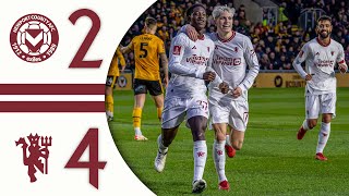 Kobbie Mainoos FIRST United Goal 🤩  Newport County 24 Man Utd  Highlights [upl. by Charlie622]