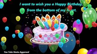 Happy BirthdayHappy Birthday Wishes With Blessings And PrayersBirthday GreetingsBirthday Video [upl. by Lledra]