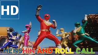 Chouriki Sentai Ohranger Henshin and Roll CallHD [upl. by Kaliope]