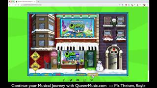 Ms Theisen explains how to use QuaverMusiccom at home [upl. by Witt38]