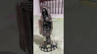 Escultura Electroformado Santa Muerte en plata ley 999 [upl. by Madison479]