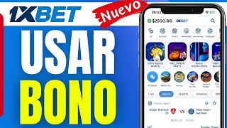 Cómo Usar El Bono De 1xBet 2024 [upl. by Lunna]