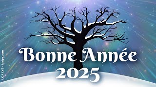 Bonne année 2025  Jolie carte virtuelle  arbre [upl. by Nalahs]