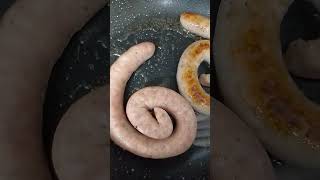 Cumberland sausage frying [upl. by Quita]