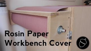 How to Make a Paper Workbench Cover  Easiest Way to Protect Your Workbench [upl. by Xavler219]