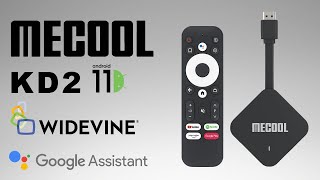 Mecool KD2 Amlogic S905Y4 Android 11 TV OS Certified TV Stick [upl. by Isolde248]