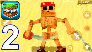 Blocky Craft  Craft Games  Gameplay Walkthrough Part 2 Sand amp Skeletons Android [upl. by Nuj989]