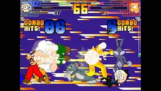 MUGEN battle 4909 Team Dib vs Team Hugo Simpson [upl. by Ebeneser]