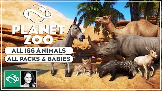 ▶ All 166 Animals amp Babies  Every Animal in Planet Zoo [upl. by Shoshanna]