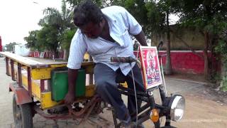 Tamil Trikers  Riding Ingenious Three Wheelers in India [upl. by Ennaeirrac]