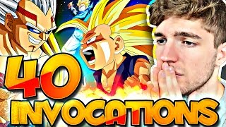 INVOCATIONS DRAGON BALL Z DOKKAN BATTLE  150 EUROS POUR BABY VEGETA ET GOKU GT SSJ3 [upl. by Yggep]