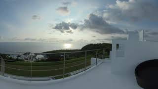 360° Kenting 墾丁 Rooftop Lounge View from Kenting Ocean Paradise Resort 海境渡假民宿 天台休息室的景觀 Deluxe Room [upl. by Wyck]