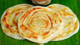 Soft Layered parotta recipe  Paratha recipe  പൊറോട്ട  Home made paratha [upl. by Ennoira]