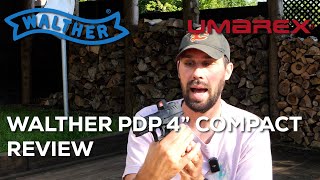 WALTHER PDP REVIEW  COMPACT WITH RED DOT SIGHT [upl. by Yniatirb]