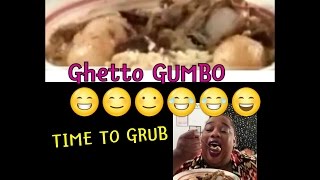 GHETTO GUMBO MUKBANG  EATING SHOW [upl. by Yahsram]