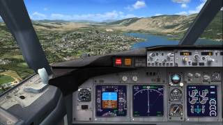 Landing at Ioannina airport FSX [upl. by Chan]