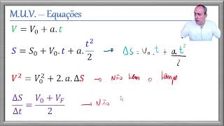 Cinemática  Aula 12  MUV  Aprofundamento [upl. by Letney]