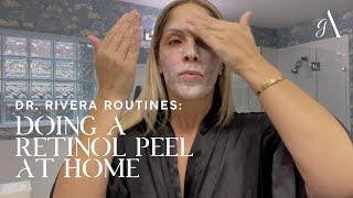 AtHome Retinol Peel for 5 Days with Dr Rivera  GLANZ Aesthetics Miami [upl. by Nella417]