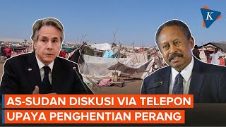 AS Telepon Sudan Diskusi Penghentian Perang [upl. by Remark982]