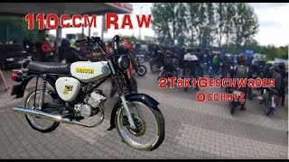 Ausfahrt Oschatz 136 Simson 110ccm Raw Eastkidz [upl. by Bowra]