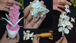 3 DIY Foamiran FLowers [upl. by Burkhart]