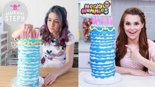 I tried following a NERDY NUMMIES recipe  SLEEPING BEAUTY BIRTHDAY CAKE [upl. by Sukul]