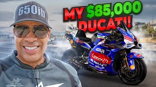 RIDING MY 1600CC HAYABUSA TO BUY A 85000 MOTOGP DUCATI [upl. by Bixby]