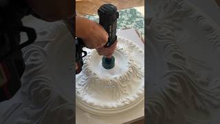 DIY Installing ceiling rosettesroses in our 1896 old town apartment beforeafter interiordecor [upl. by Ecnerolf]