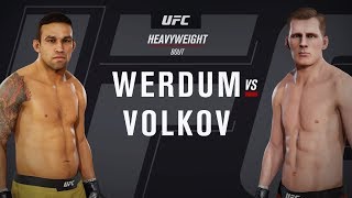 UFC Fight Night 127  Werdum vs Volkov [upl. by Eichman]