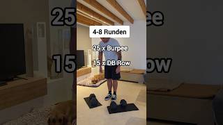 Ganzkörper Burpee Workout für zu Hause [upl. by Aerdnad704]