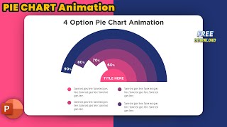 148PowerPoint pie chart animation  MORPH Transition [upl. by Jew]