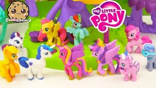 MLP Shining Armor Princess Cadance Rainbow Dash  More My Little Pony 10 Pack Set Video [upl. by Yenterb]