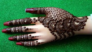 Simple stylish backhand mehndi design  mehndi designs [upl. by Emsoc]