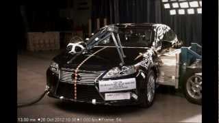 Lexus ES 350  2013  Side Crash Test  NHTSA  CrashNet1 [upl. by Llertac]