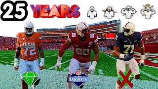 I Followed the Careers of 25 1 Defensive Line Recruits in College Football 25 Dynasty Mode [upl. by Aurlie919]